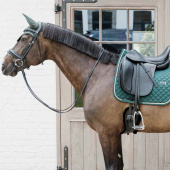 Dressage Saddle Pad Diamond Rope Green Dressage Saddle Pad Diamond Rope Green