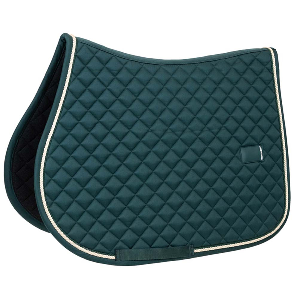 Saddle Pad Diamond Rope Green