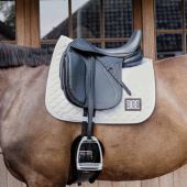 Dressage Saddle Pad Diamond Competition White Dressage Saddle Pad Diamond Competition White