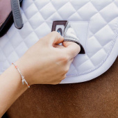 Saddle Pad Diamond Competition White Saddle Pad Diamond Competition White