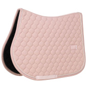 Saddle Pad Onion Quilt Rubber Logo Old Pink Saddle Pad Onion Quilt Rubber Logo Old Pink