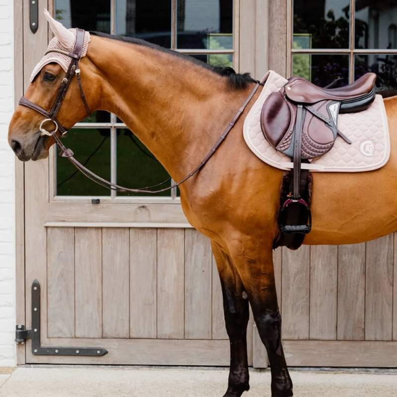 Saddle Pad Onion Quilt 3D Logo Old Pink