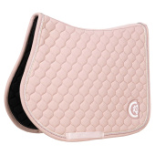 Saddle Pad Onion Quilt 3D Logo Old Pink Saddle Pad Onion Quilt 3D Logo Old Pink