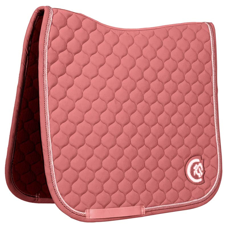 Dressage Saddle Pad Onion Quilt 3D Logo Fuchsia