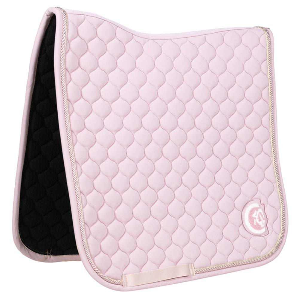 Dressage Saddle Pad Onion Quilt 3D Logo Light Light Rose
