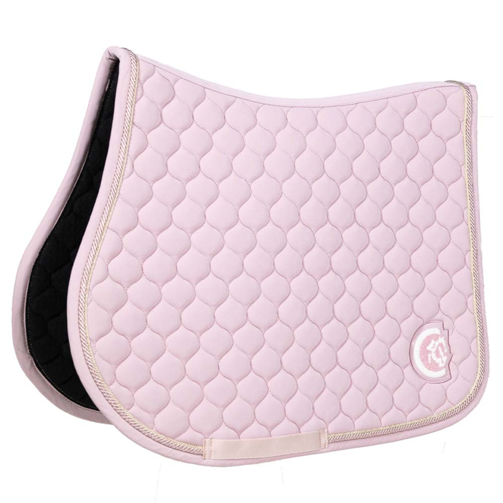 Saddle Pad Onion Quilt 3D Logo Light Rose