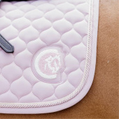 Saddle Pad Onion Quilt 3D Logo Light Rose Saddle Pad Onion Quilt 3D Logo Light Rose