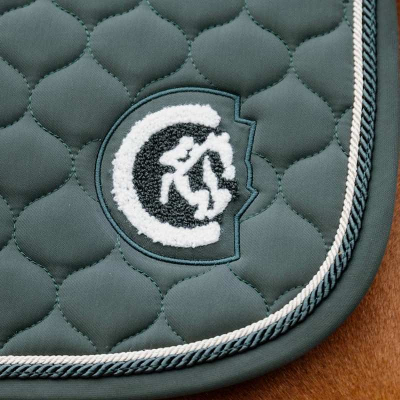 Saddle Pad Onion Quilt 3D Logo Green