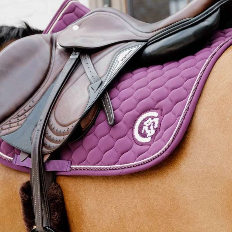 Saddle Pad Onion Quilt 3D Logo Purple