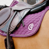 Saddle Pad Onion Quilt 3D Logo Purple Saddle Pad Onion Quilt 3D Logo Purple
