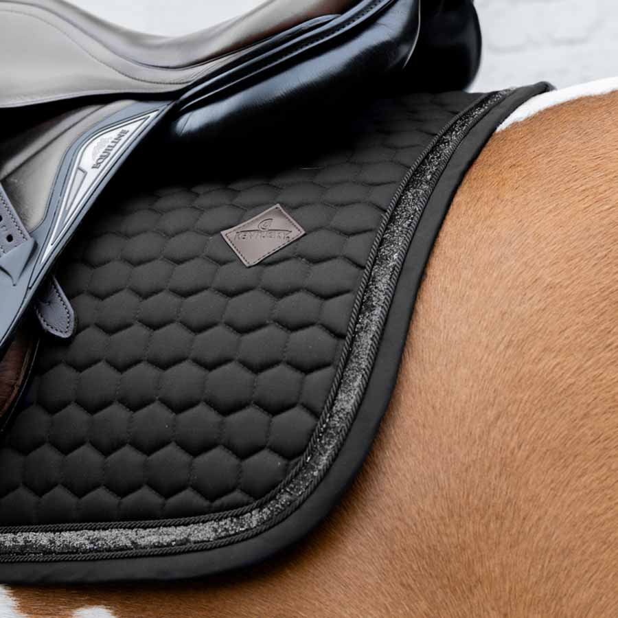 Saddle Pad Glitter Band Black