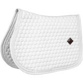 Saddle Pad Glitter Band White/White Saddle Pad Glitter Band White/White
