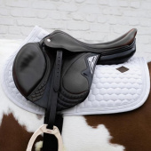 Saddle Pad Glitter Band White/White Saddle Pad Glitter Band White/White