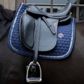 Dressage Saddle Pad Glitter Band Navy Blue Dressage Saddle Pad Glitter Band Navy Blue