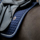 Dressage Saddle Pad Glitter Band Navy Blue Dressage Saddle Pad Glitter Band Navy Blue