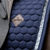 Dressage Saddle Pad Glitter Band Navy Blue Dressage Saddle Pad Glitter Band Navy Blue