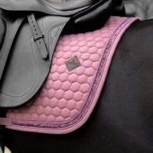 Dressage Saddle Pad Glitter Band Pink Dressage Saddle Pad Glitter Band Pink