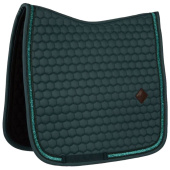Dressage Saddle Pad Glitter Band Emerald Green Dressage Saddle Pad Glitter Band Emerald Green