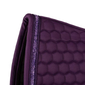 Dressage Saddle Pad Glitter Band Purple Dressage Saddle Pad Glitter Band Purple