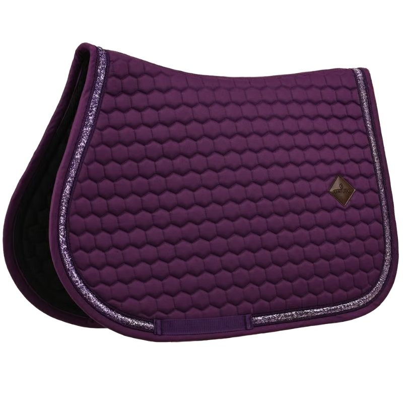 Saddle Pad Glitter Band Purple