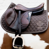 Saddle Pad Grooming Deluxe Brown Saddle Pad Grooming Deluxe Brown