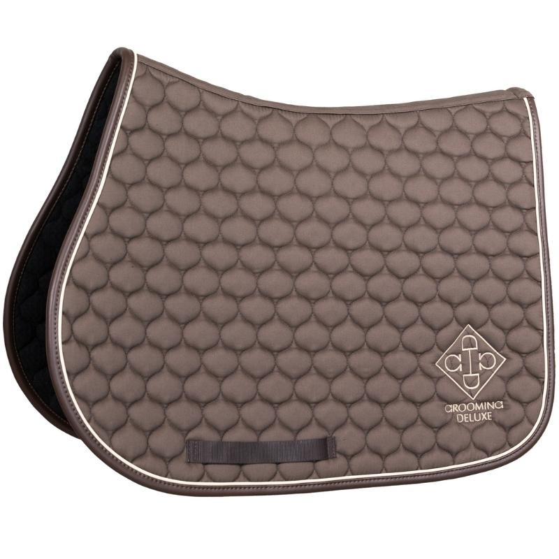 Saddle Pad Grooming Deluxe Brown