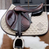 Saddle Pad Grooming Deluxe Beige Saddle Pad Grooming Deluxe Beige