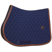 Saddle Pad Onion Quilt Leather Navy Blue Saddle Pad Onion Quilt Leather Navy Blue