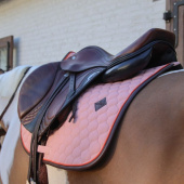 Saddle Pad Onion Quilt Leather Old Rose Saddle Pad Onion Quilt Leather Old Rose