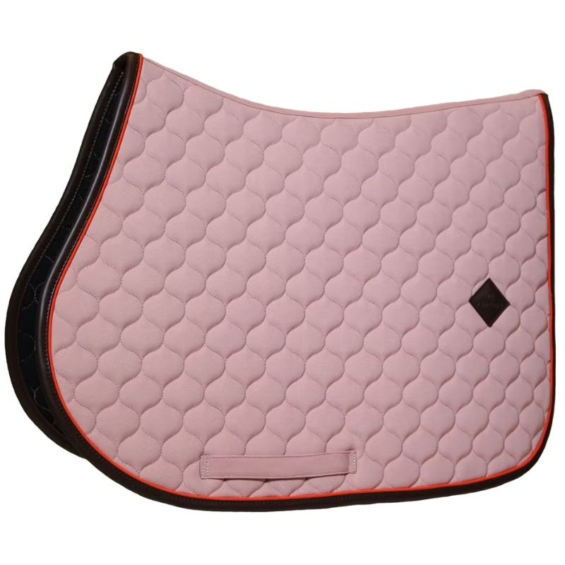 Saddle Pad Onion Quilt Leather Old Rose