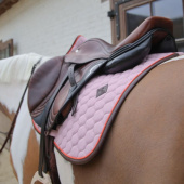 Saddle Pad Onion Quilt Leather Lavender Saddle Pad Onion Quilt Leather Lavender