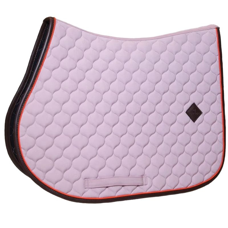 Saddle Pad Onion Quilt Leather Lavender