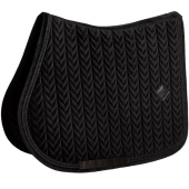 Saddle Pad Velvet Mini Pearls Black Saddle Pad Velvet Mini Pearls Black