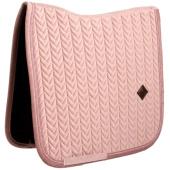Dressage Saddle Pad Velvet Mini Pearls Old Rose Dressage Saddle Pad Velvet Mini Pearls Old Rose