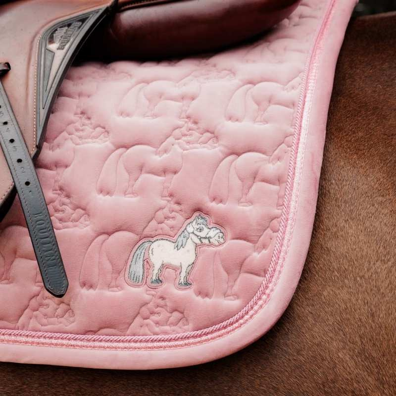 Saddle Pad Velvet Sammy Old Rose