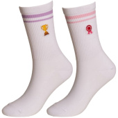 Socks Ribbon 2-pack White Socks Ribbon 2-pack White