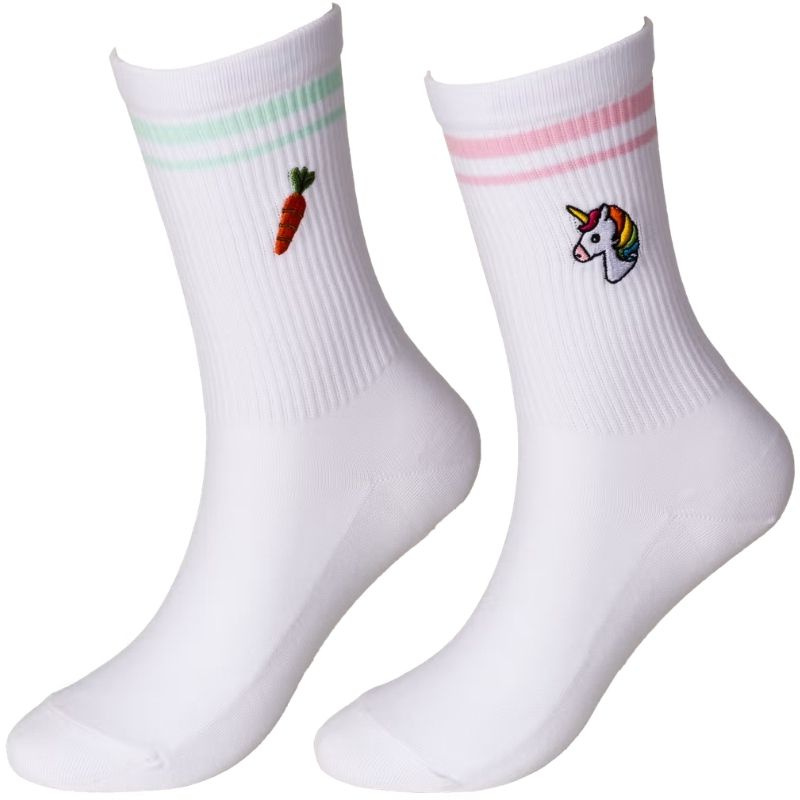 Socks Unicorn 2-pack White