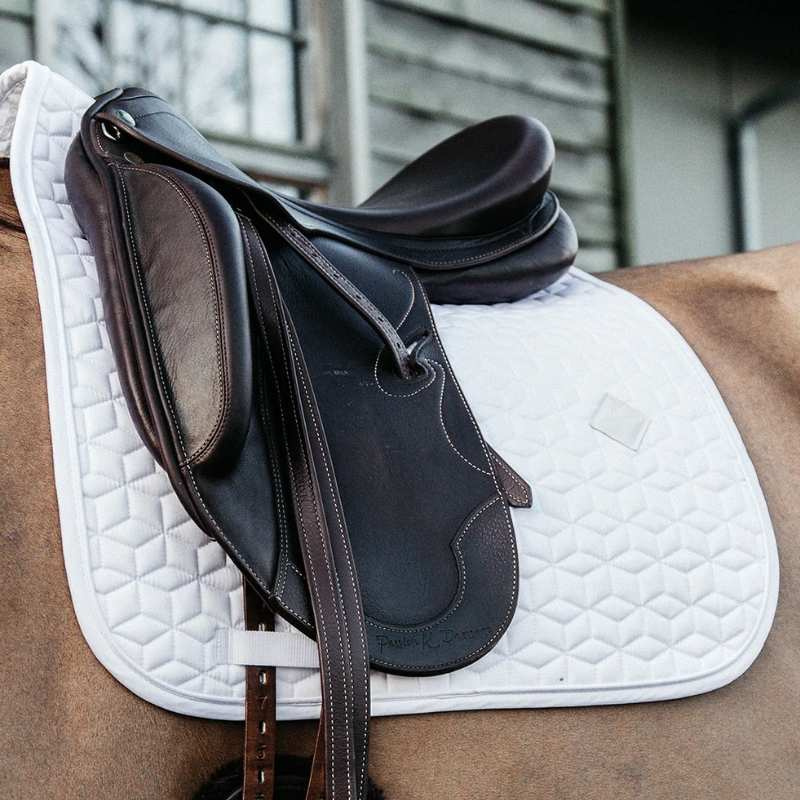 Dressage Saddle Pad Classic White