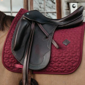 Dressage Saddle Pad Classic Wine Red Dressage Saddle Pad Classic Wine Red