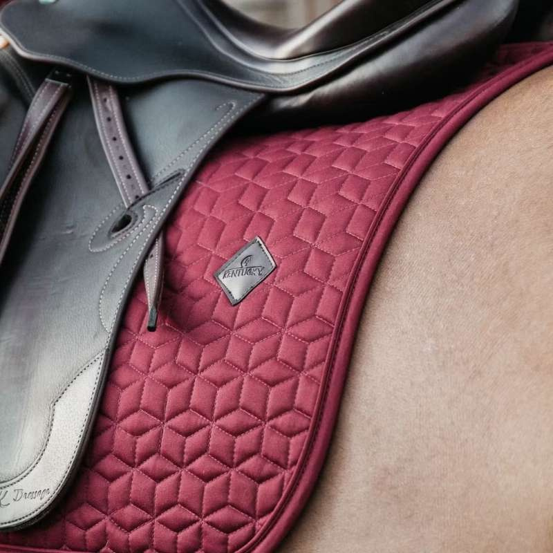 Dressage Saddle Pad Classic Wine Red