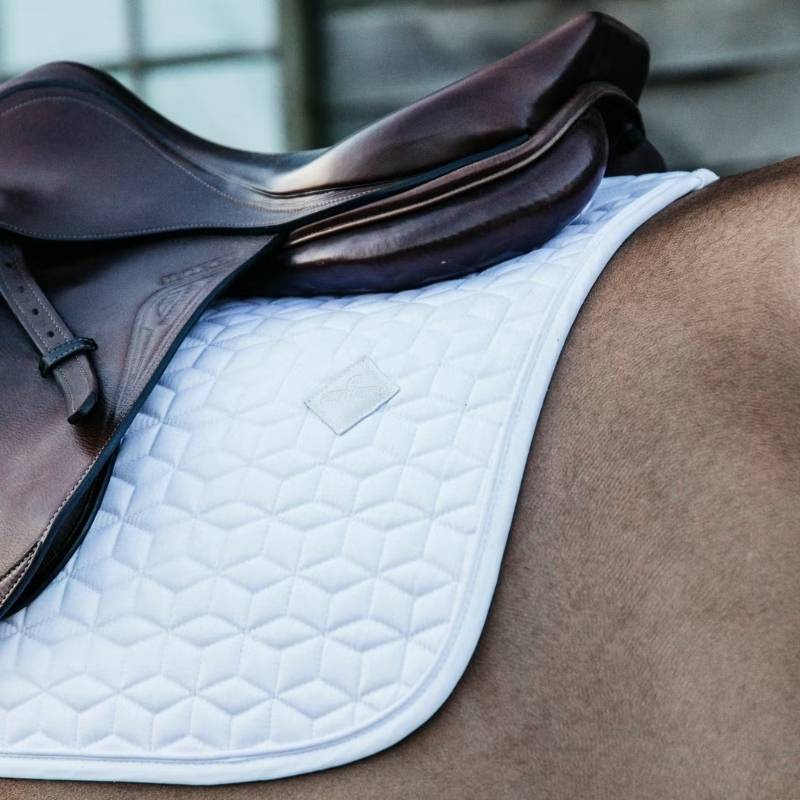 Saddle Pad Classic White