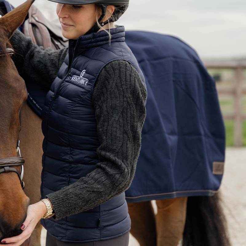 Body Warmer Classic Logo Navy Blue