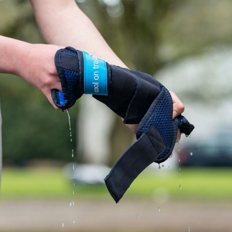 Stable Boots Quick Wraps Cool on Track 2.0 Blue