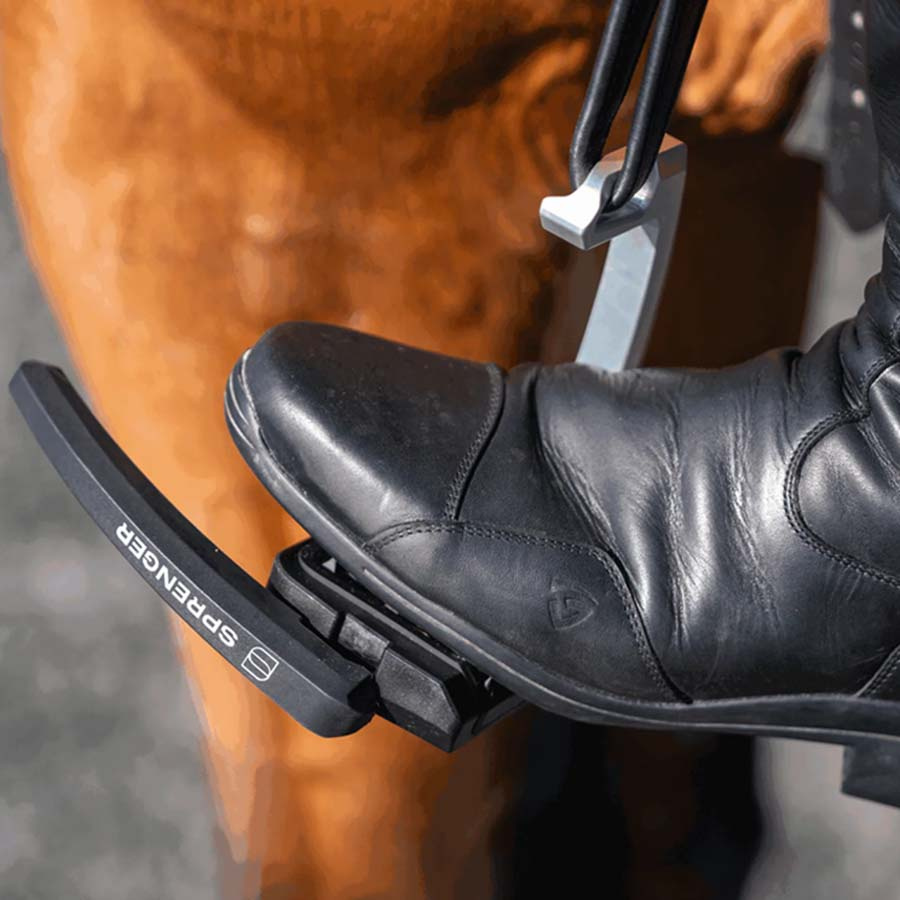 Stirrups Aero Black/Silver 