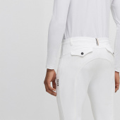 Men's Breeches Jim Full Grip White Men's Breeches Jim Full Grip White