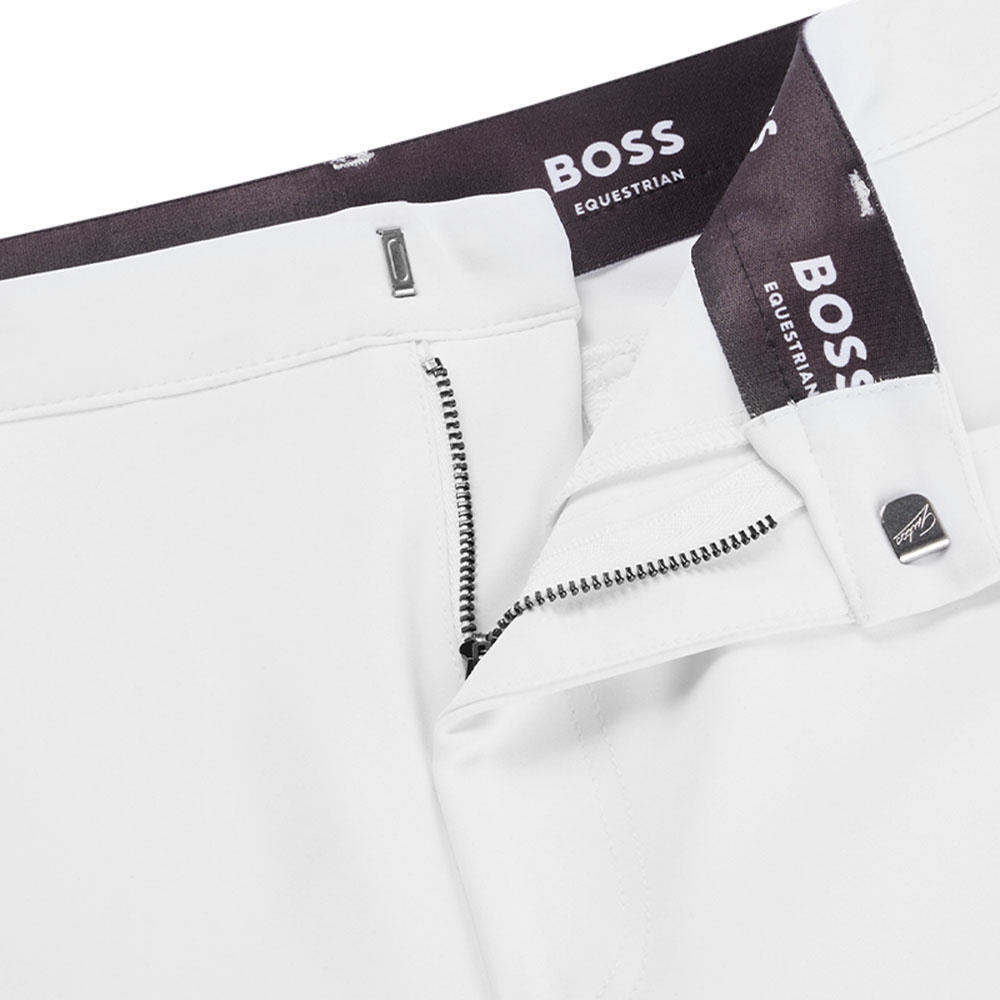 Men's Breeches James Knee Grip White