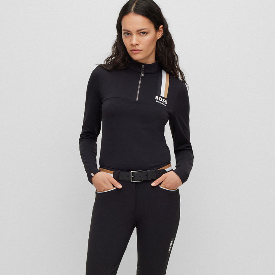 Performance Shirt Lia Signature Stripe Black