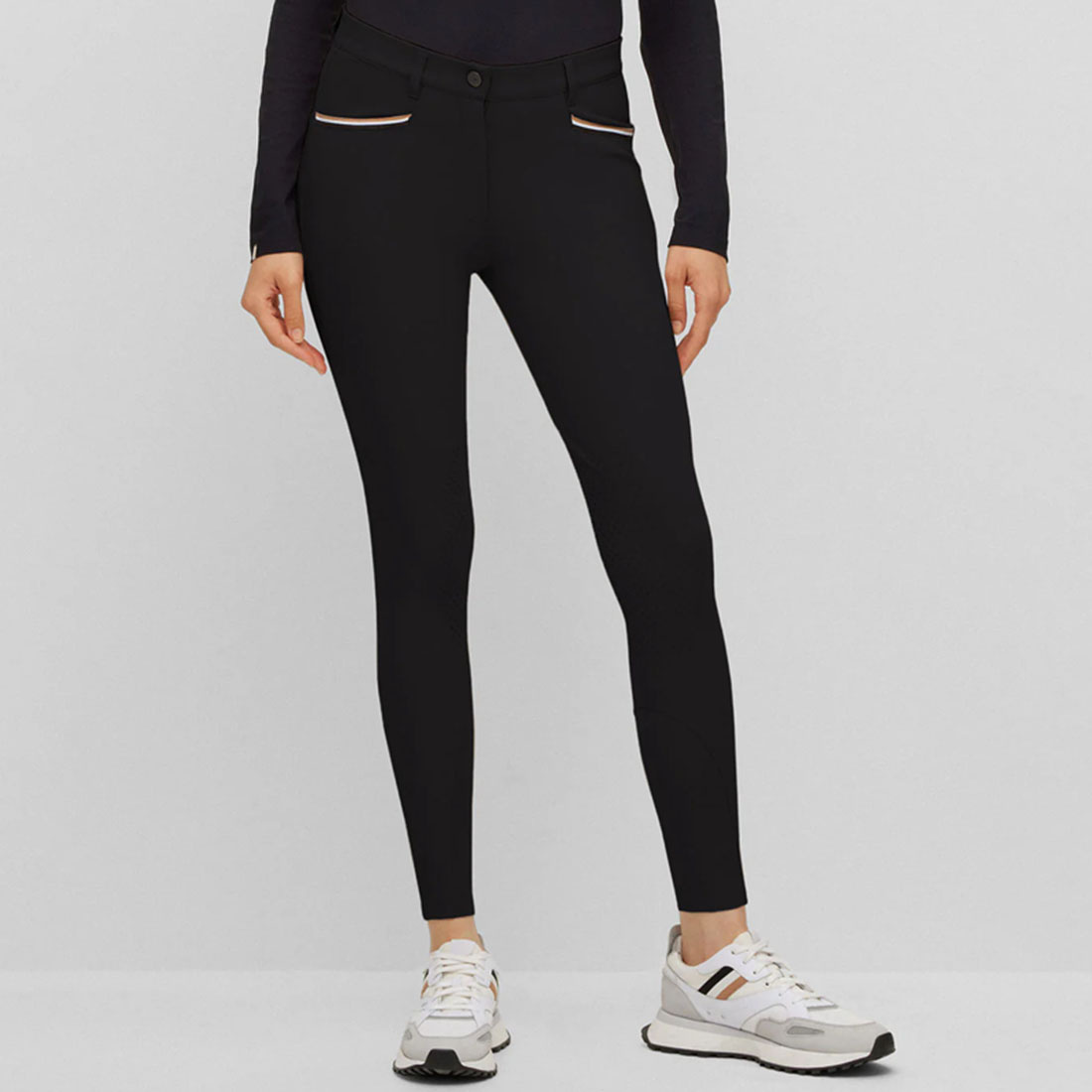 Riding Breeches Hazel Knee Grip Black