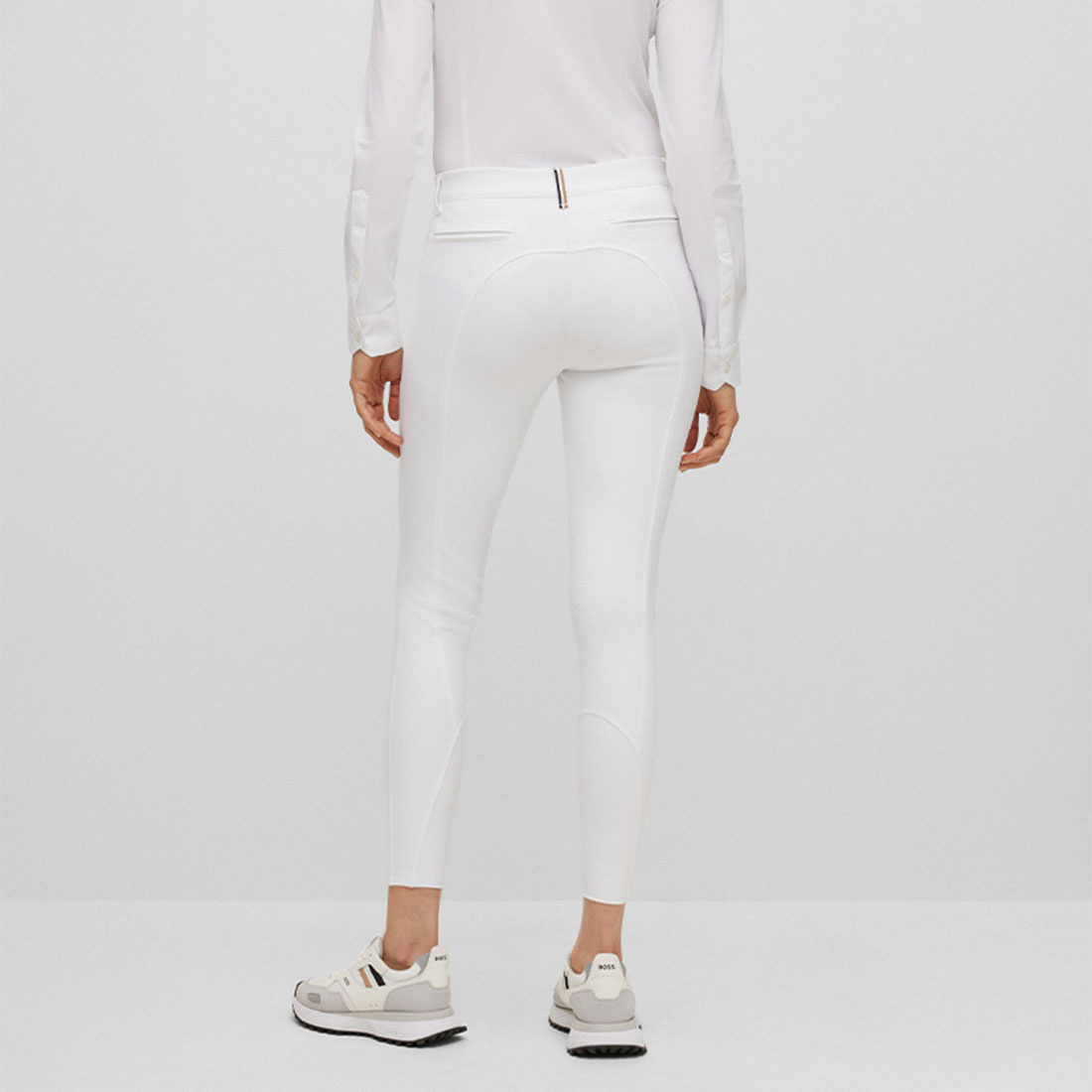 Riding Breeches Hazel Knee Grip White