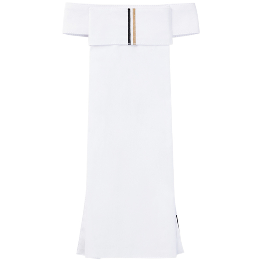 Stock Tie Signature White